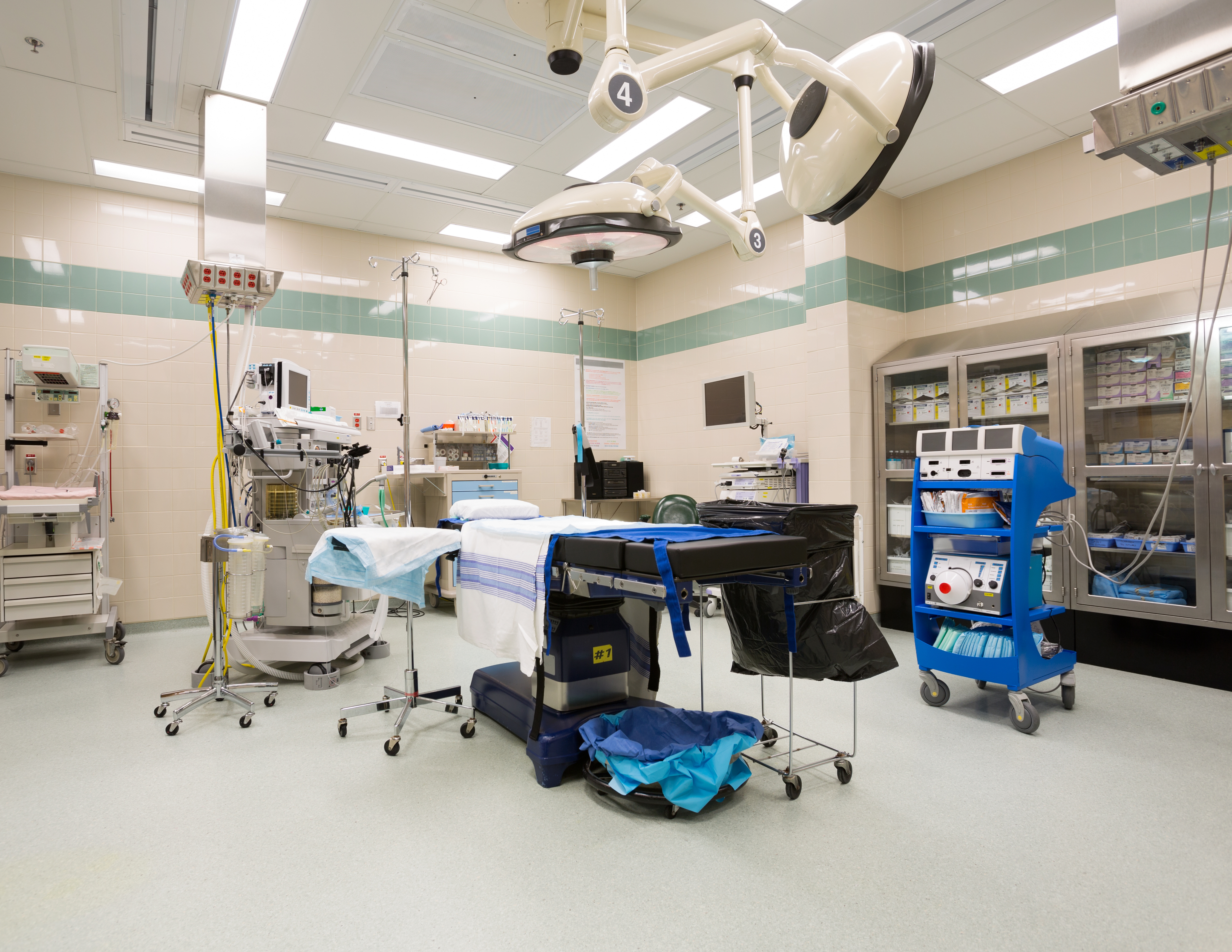 Photo courtesy of Canva – an example of an operation room which may have unique waterproofing requirements