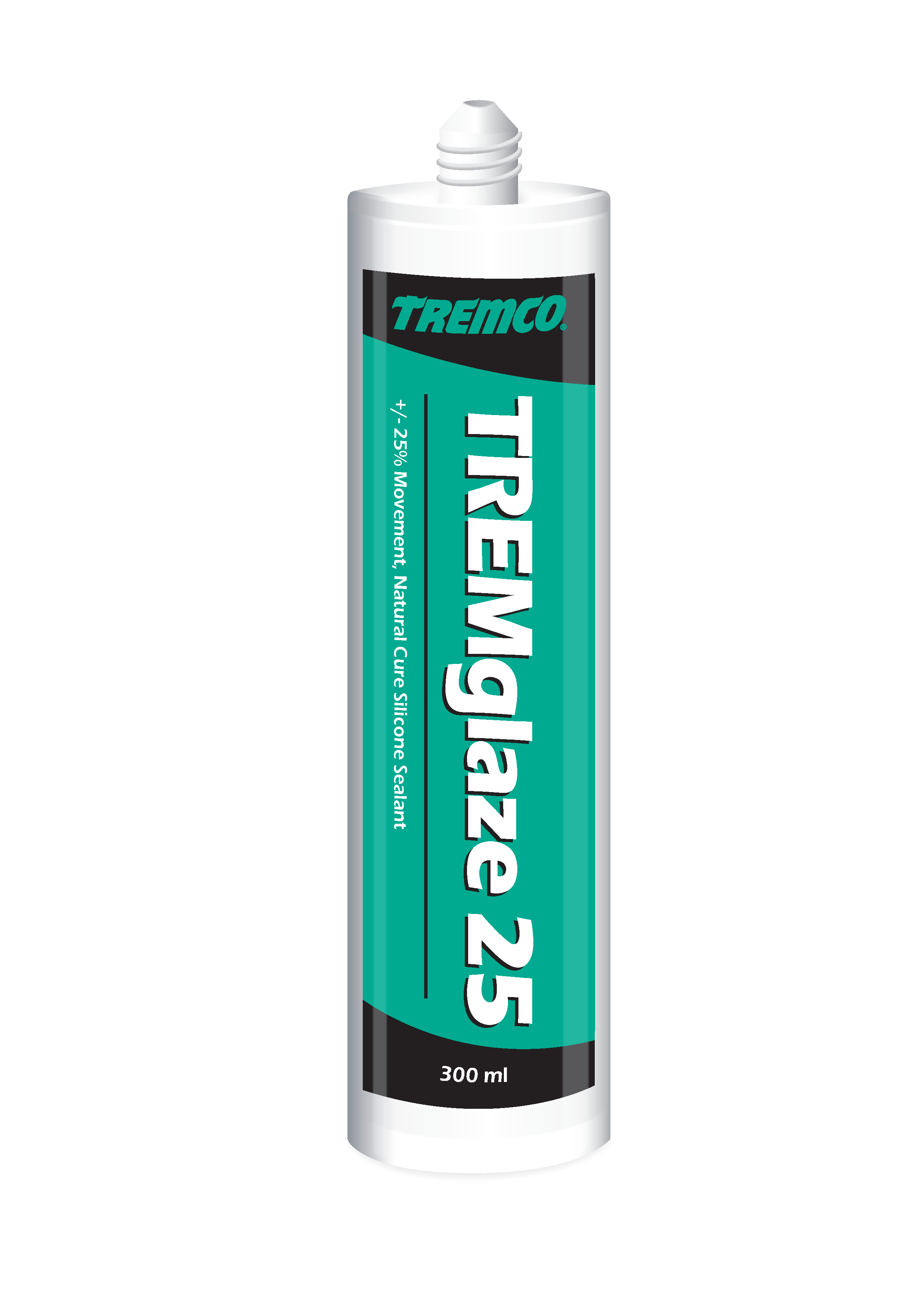 TREMglaze gun grade silicone sealant in tube